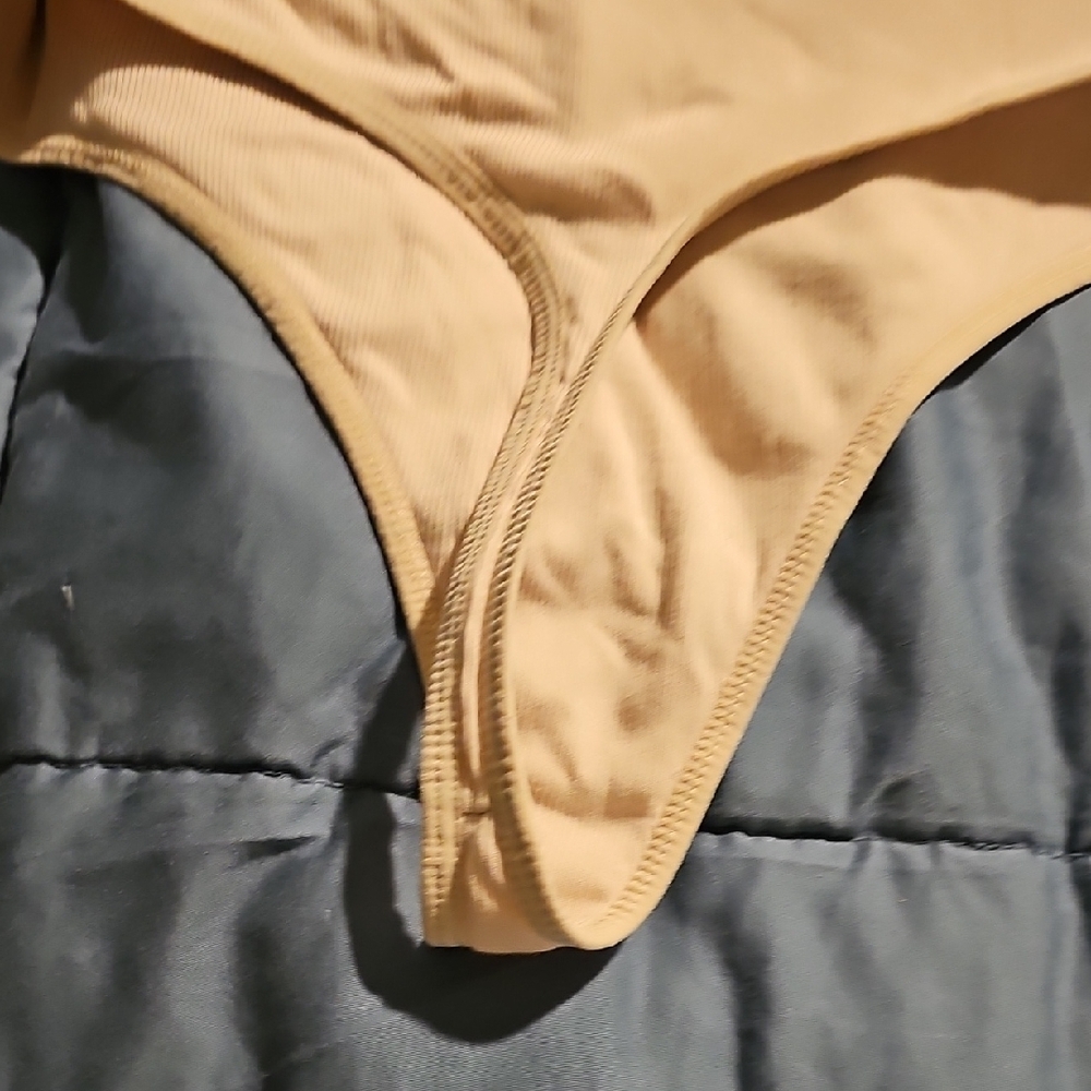Talula Cream Ribbed Bodysuit - Picture 5 of 6